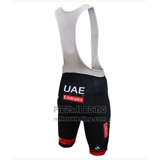 2018 Fietskleding UCI Wereldkampioen Leader Uae Wit Korte Mouwen en Koersbroek
